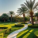 تنسيق حدائق المربع