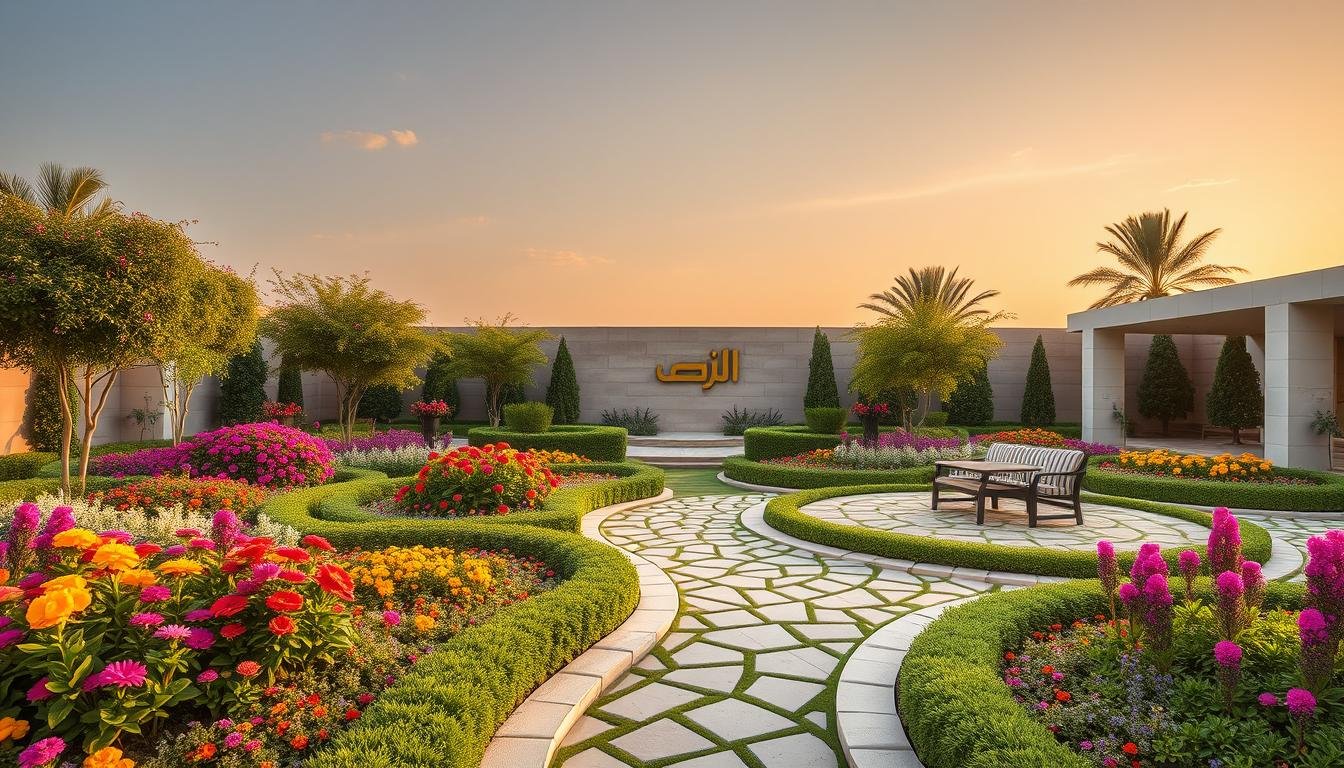 تنسيق حدائق حي الملقا بالرياض