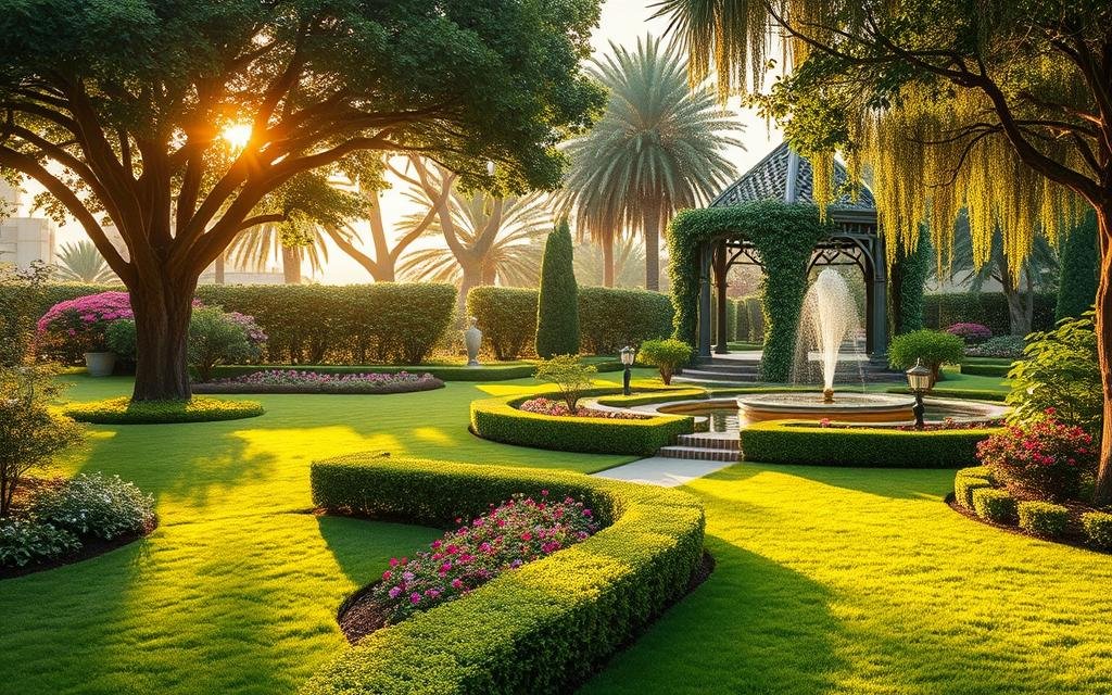 تنسيق حدائق حي الملز