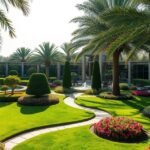 تنسيق حدائق فلل