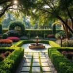 تنسيق حدائق قرناطه بالرياض | تصميم عصري للمساحات الخضراء والفلل