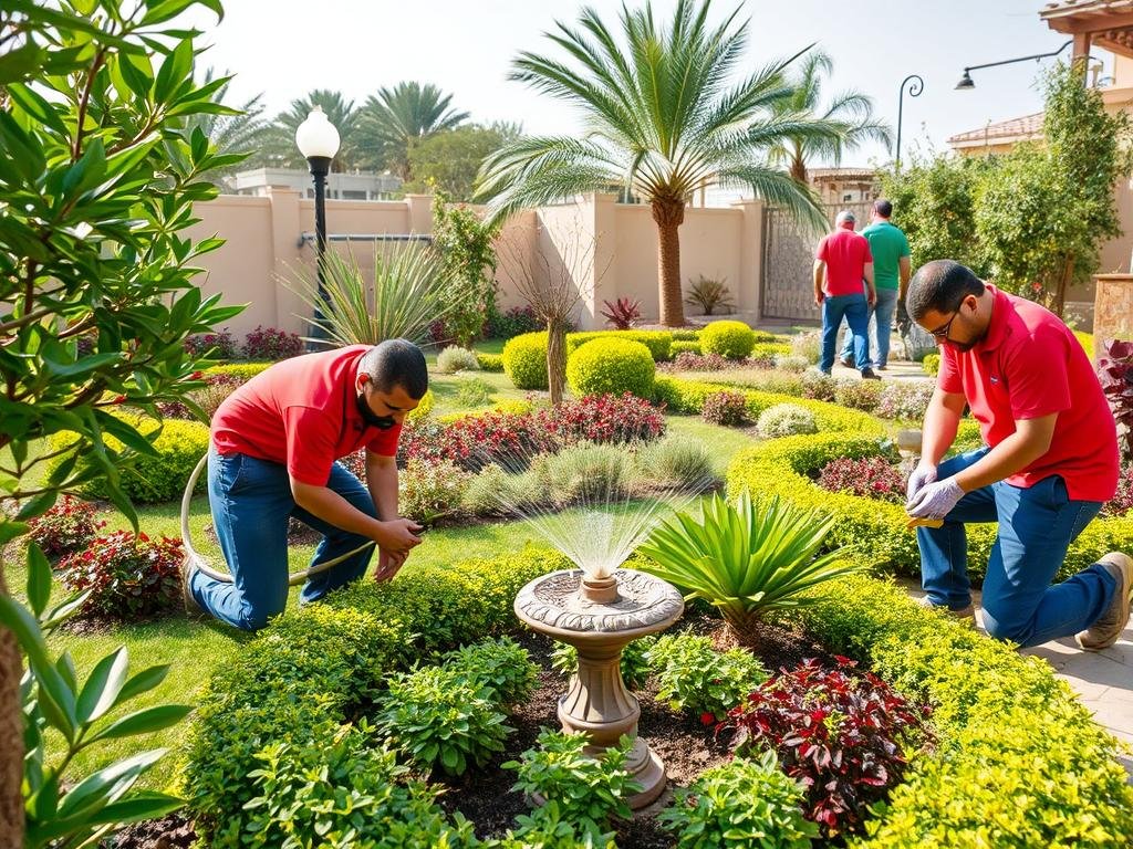 تنسيق حدائق حي البطحاء