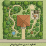 خريطة موقع خدمات تنسيق الحدائق في الرياض